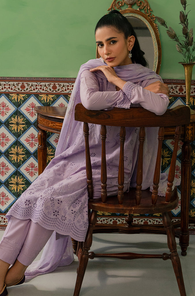 3 PIECE LAWN EMBROIDERED SUIT