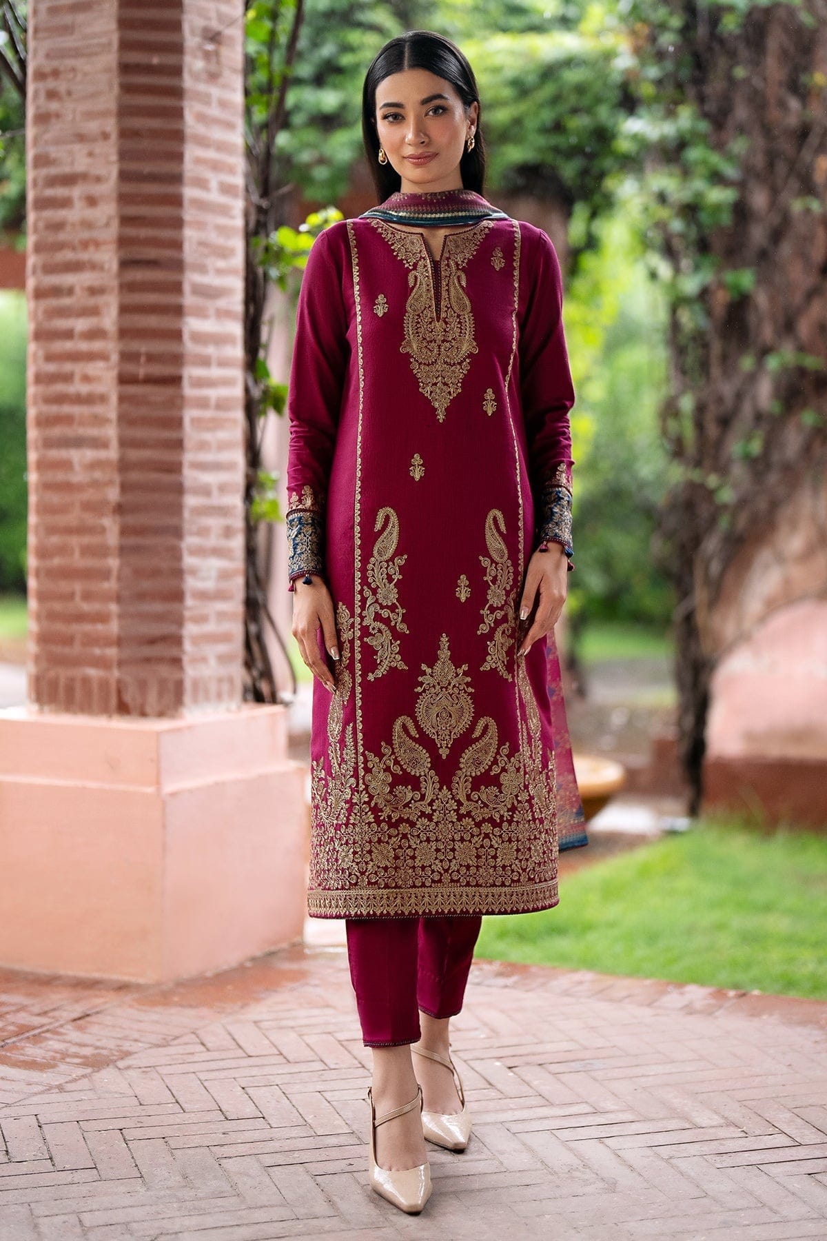 3Pcs Premium Lawn Embroidered