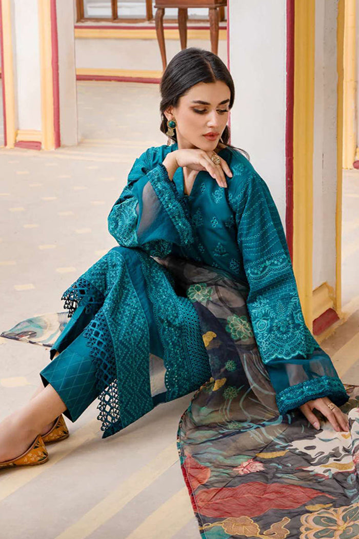 3Pcs Premium Lawn Embroidered