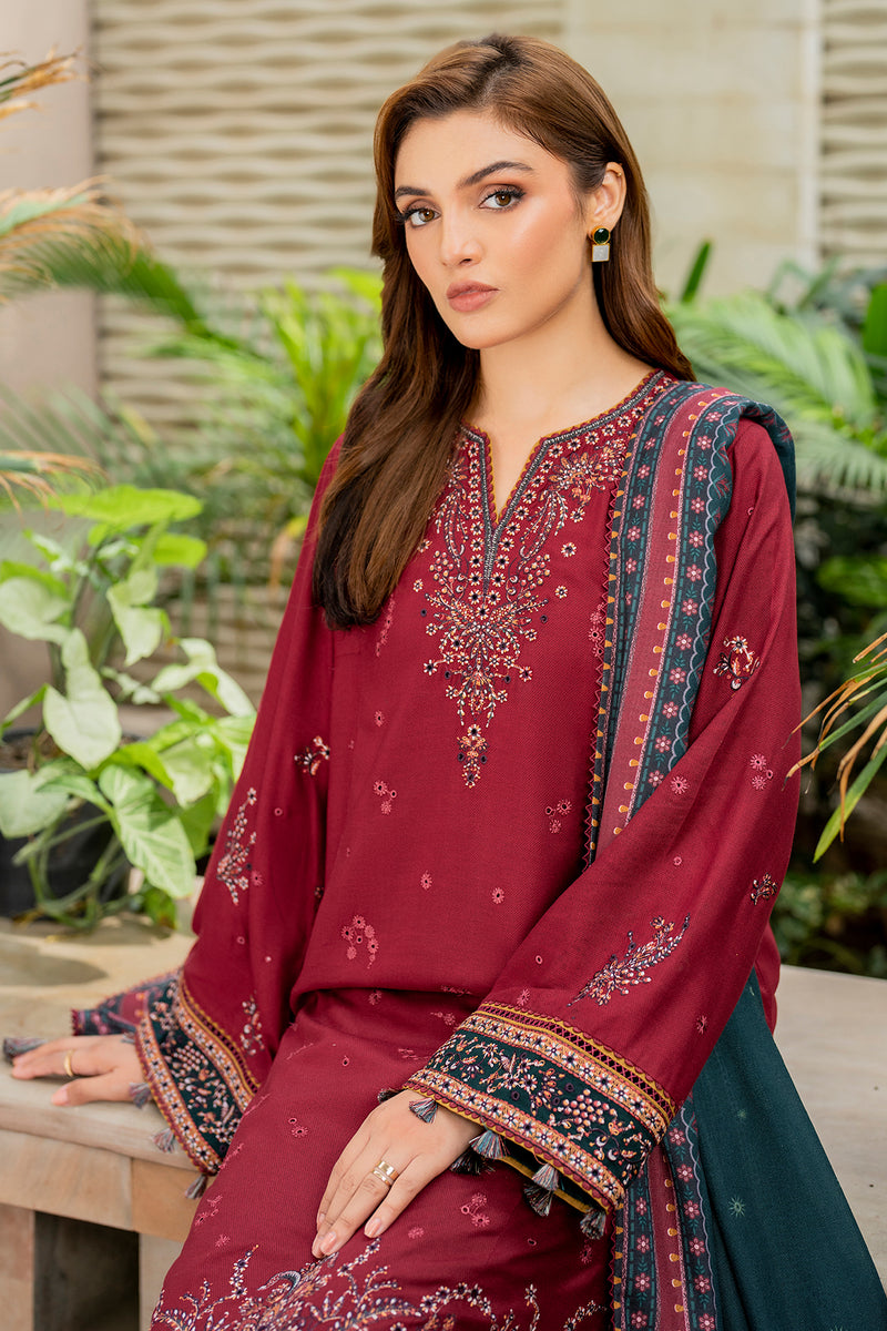 3PC LUXURY LAWN EMBROIDERED  SUIT