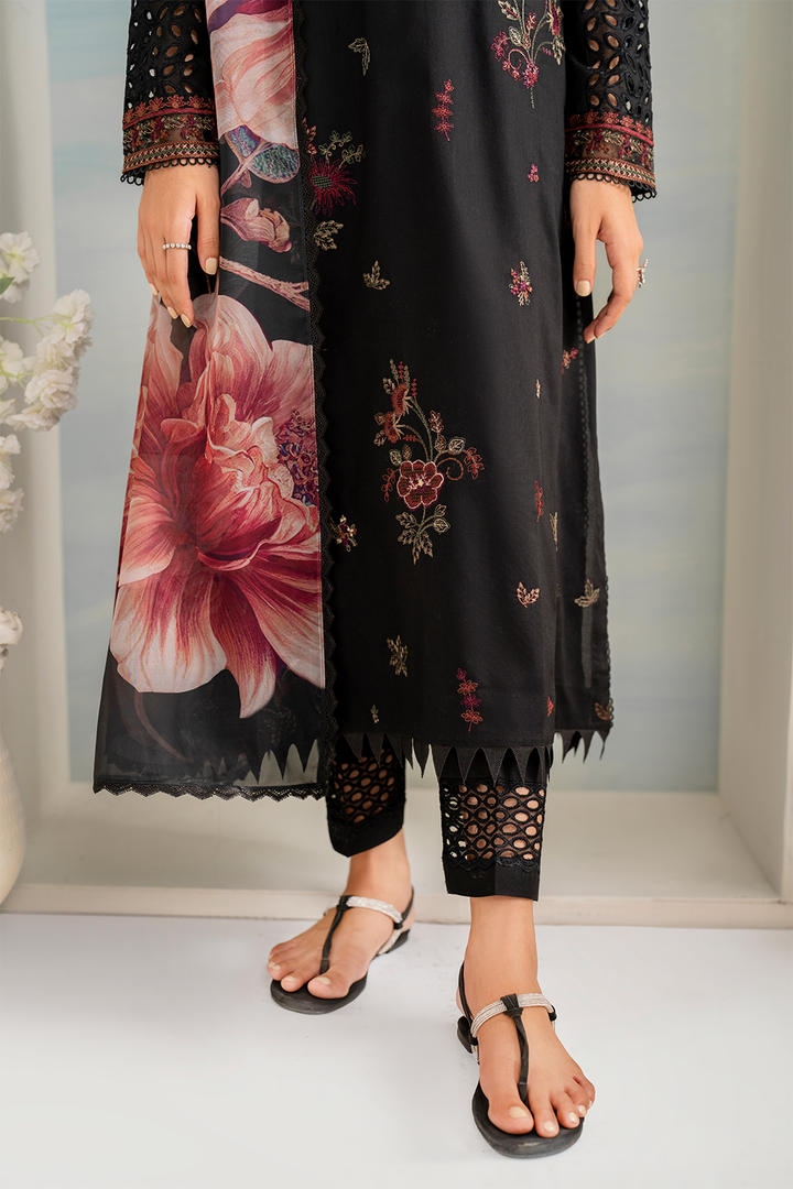3Pcs Premium Lawn Embroidered