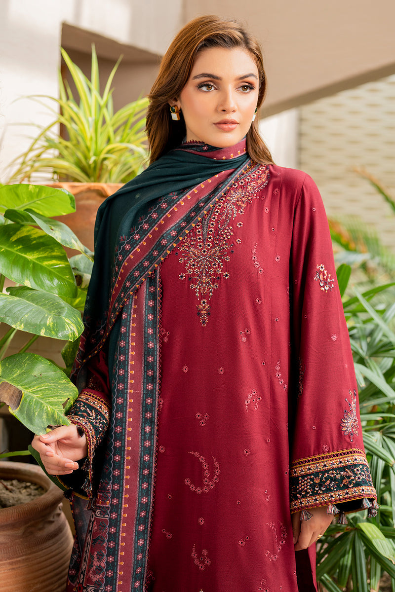 3PC LUXURY LAWN EMBROIDERED  SUIT