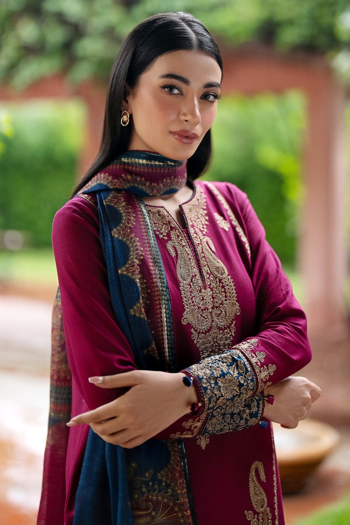 3Pcs Premium Lawn Embroidered