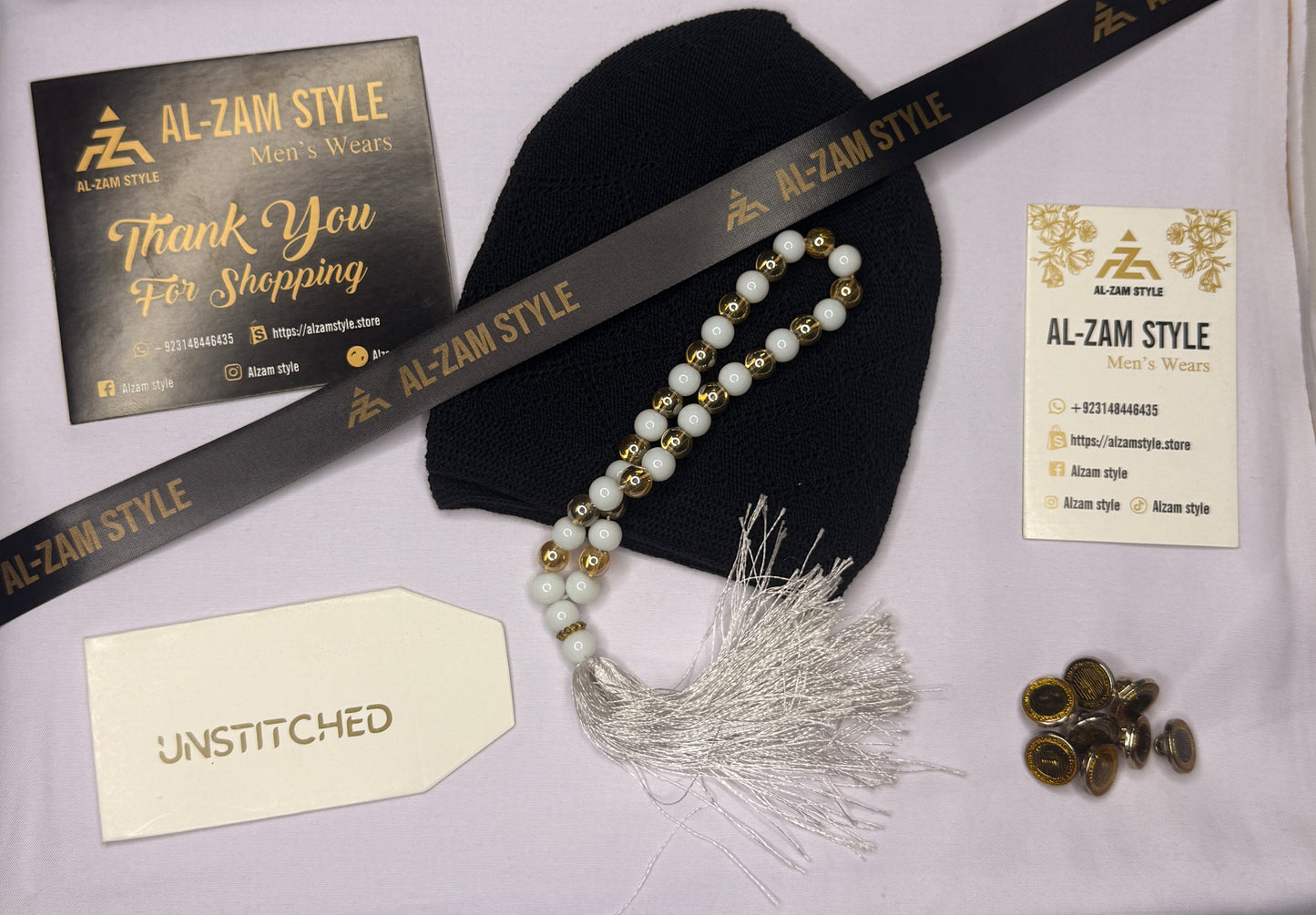 Premium Wash & Wear Boski Suit – Pre-Ramadan Special (Free Tasbih & Topi)