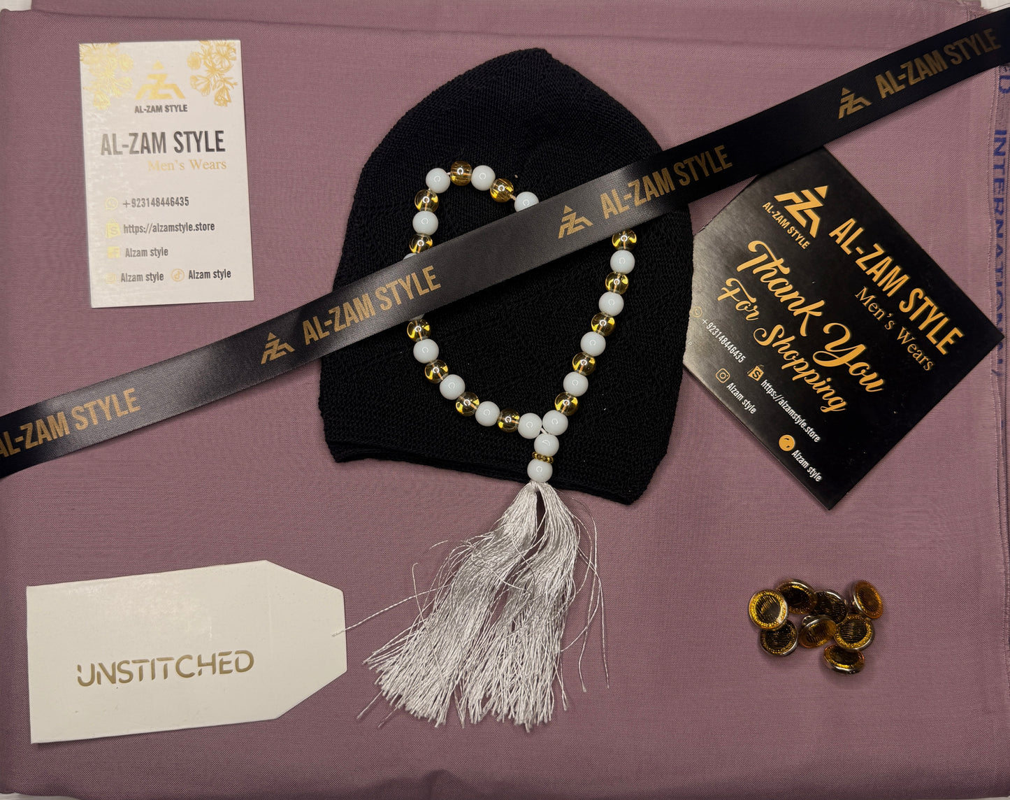 Premium Wash & Wear Boski Suit – Pre-Ramadan Special (Free Tasbih & Topi)