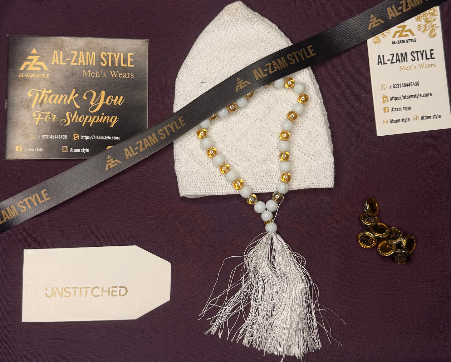 Premium Wash & Wear Boski Suit – Pre-Ramadan Special (Free Tasbih & Topi)