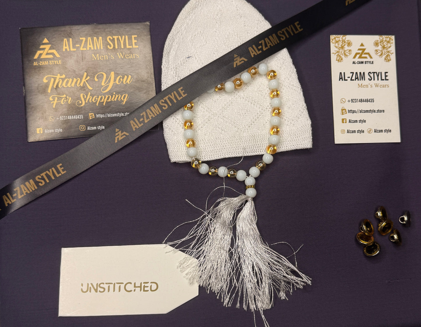 Premium Wash & Wear Boski Suit – Pre-Ramadan Special (Free Tasbih & Topi)