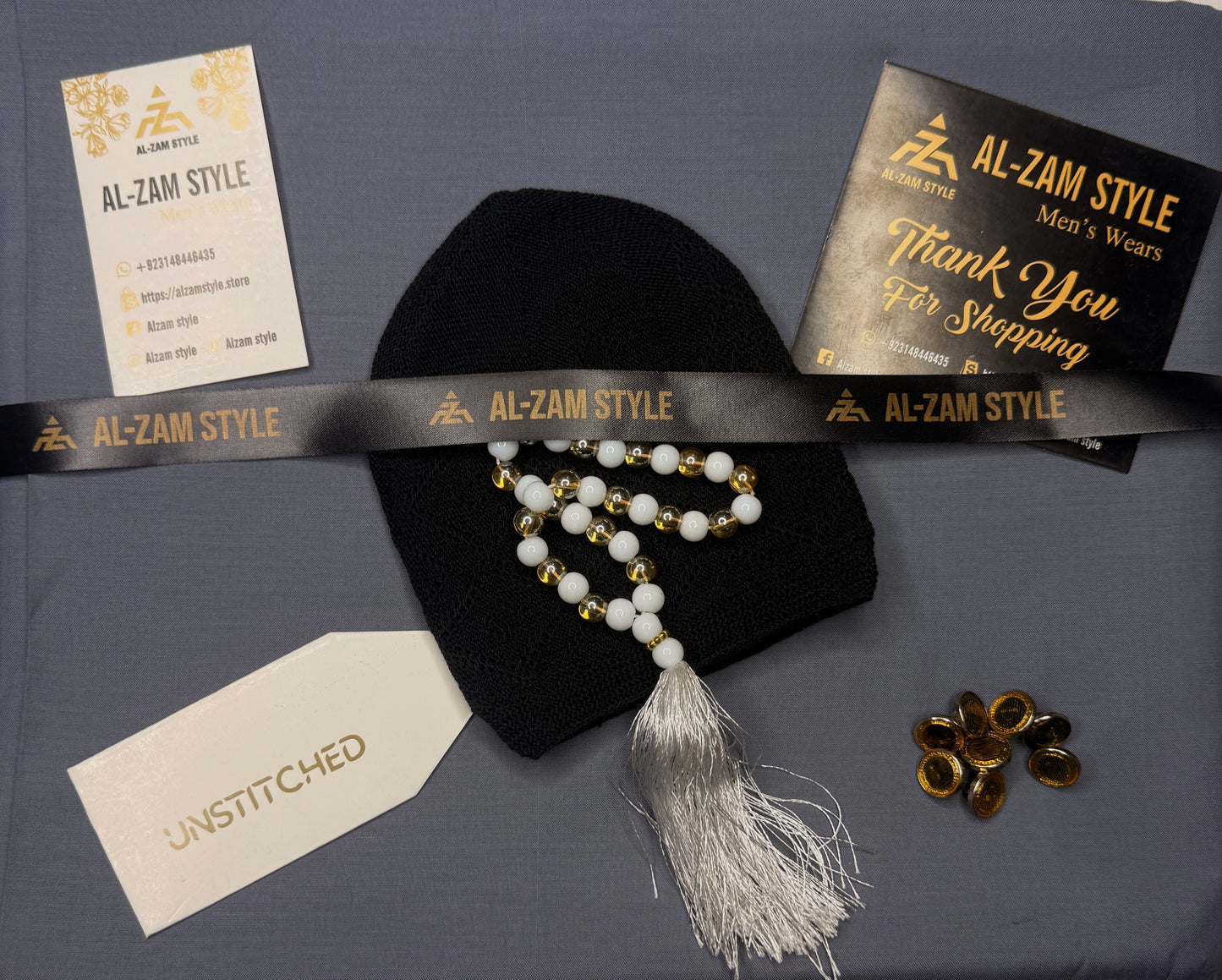 Premium Wash & Wear Boski Suit – Pre-Ramadan Special (Free Tasbih & Topi)