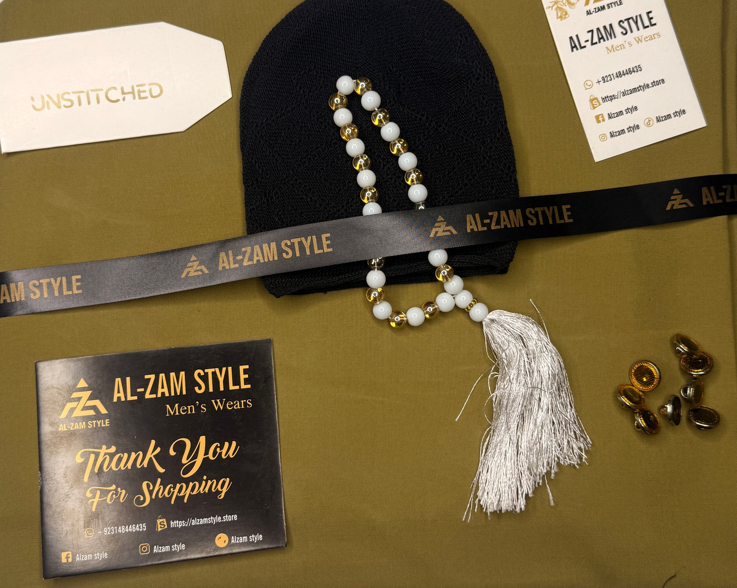 Premium Wash & Wear Boski Suit – Pre-Ramadan Special (Free Tasbih & Topi)