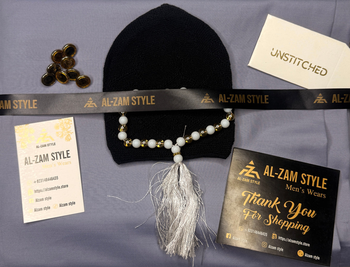 Premium Wash & Wear Boski Suit – Pre-Ramadan Special (Free Tasbih & Topi)