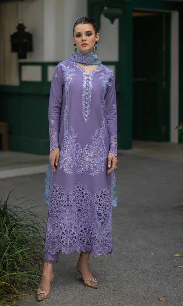 3PC Chickan Kari Embroidered Lawn Suit