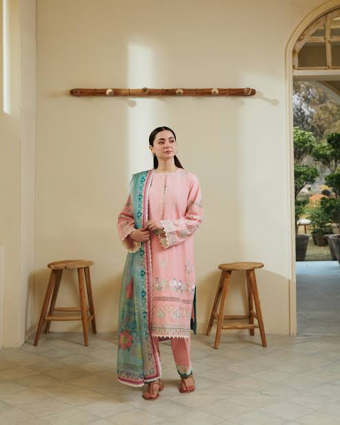 3 Piece Lawn Suit-Embroidered