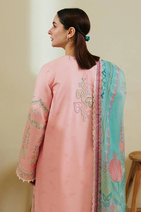 3 Piece Lawn Suit-Embroidered