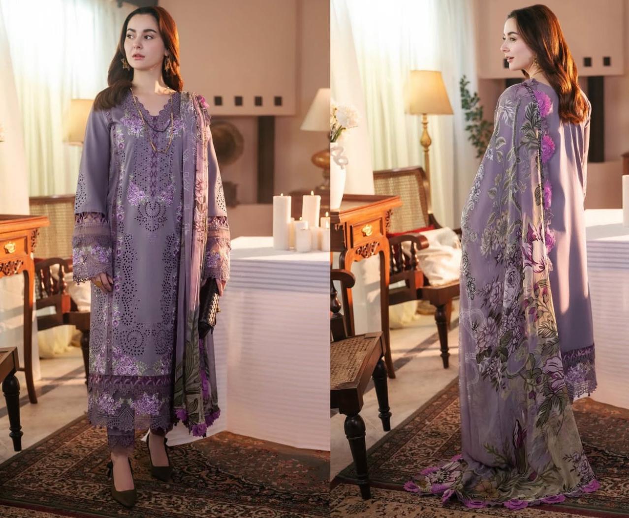 3 Piece Lawn Suit-Embroidered