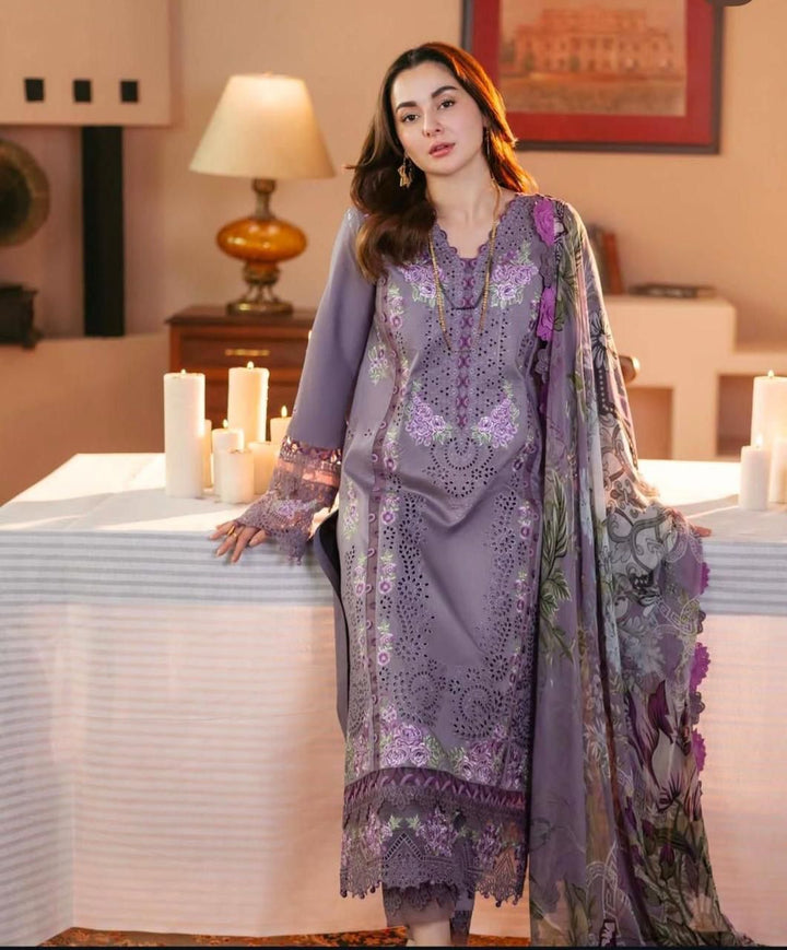 3 Piece Lawn Suit-Embroidered