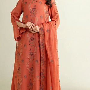 3Pcs Premium Lawn Embroidered