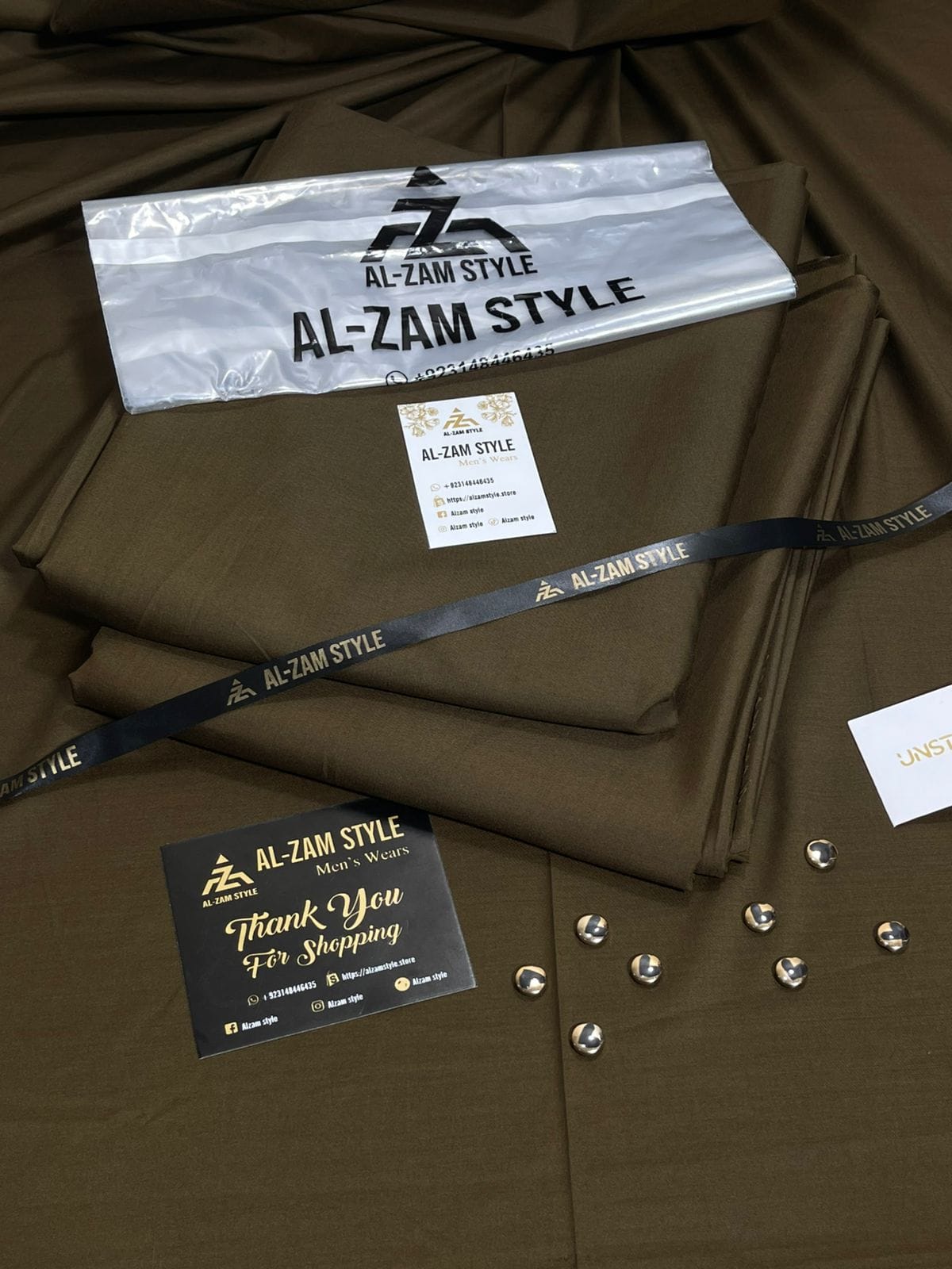 AL-ZAM STYLE - Premium Unstitched Wash N Wear Suit