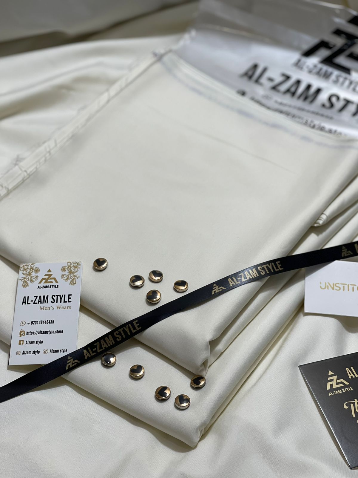 AL-ZAM STYLE - Premium Unstitched Wash N Wear Suit